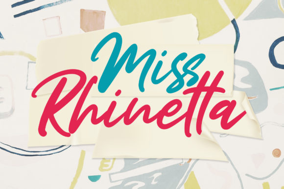 Miss Rhinetta Font Poster 1