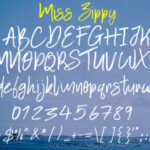 Miss Zippy Font Poster 7