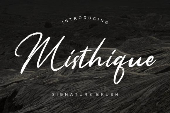 Misthique Font Poster 1