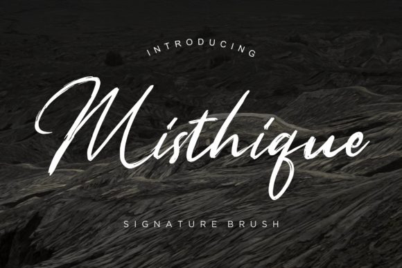 Misthique Font Poster 1