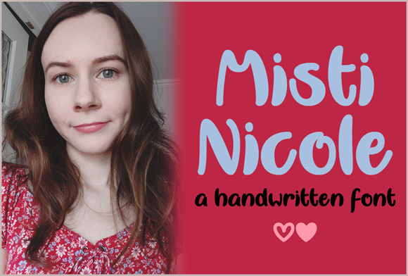 Misti Nicole Font Poster 1