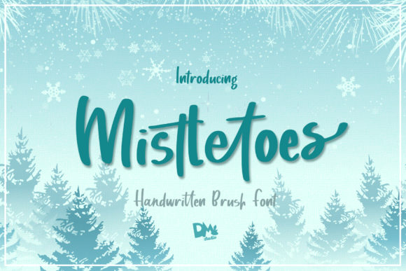 Mistletoes Font Poster 1