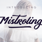 Mistroling Font Poster 1