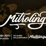 Mistroling Font Poster 2