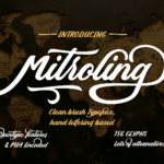 Mistroling Font Poster 3