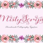 Misty Script Font Poster 1