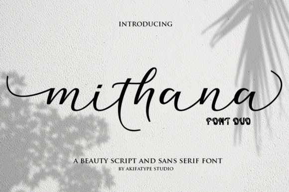 Mithana Duo Font Poster 1