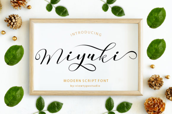 Miyuki Font Poster 1