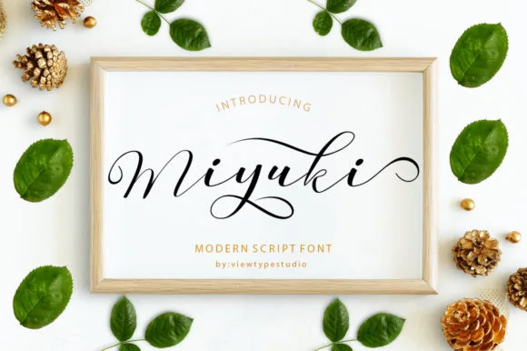 Miyuki Font Miyuki Font Poster 1