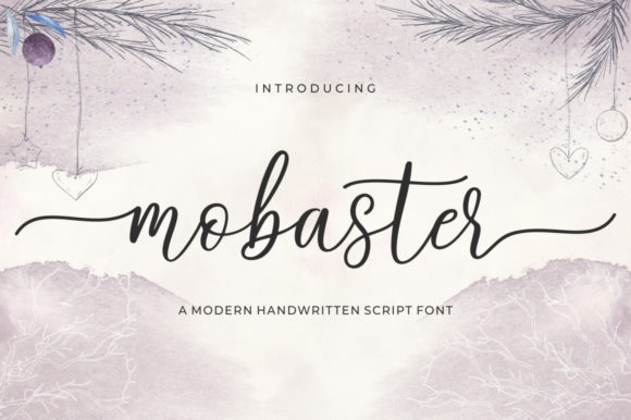 Mobaster Script Font Poster 1