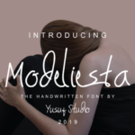 Modeliesta Font Poster 1