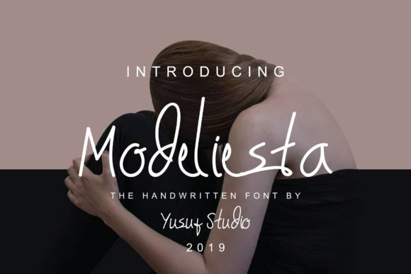 Modeliesta Font Poster 1