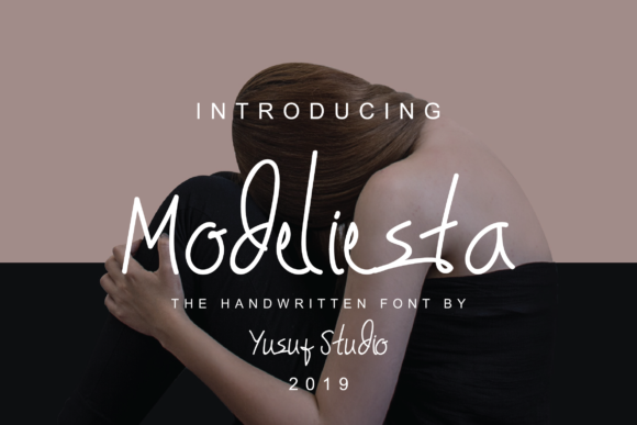 Modeliesta Font Modeliesta Font Poster 1