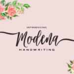 Modena Font Poster 1