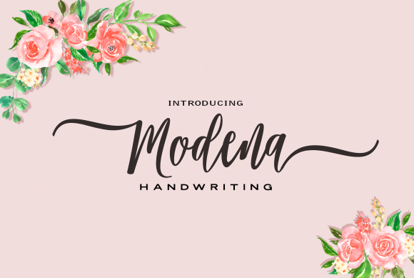 Modena Font Modena Font Poster 1