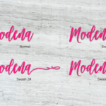 Modena Font Poster 2