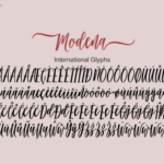Modena Font Poster 13