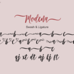 Modena Font Poster 14