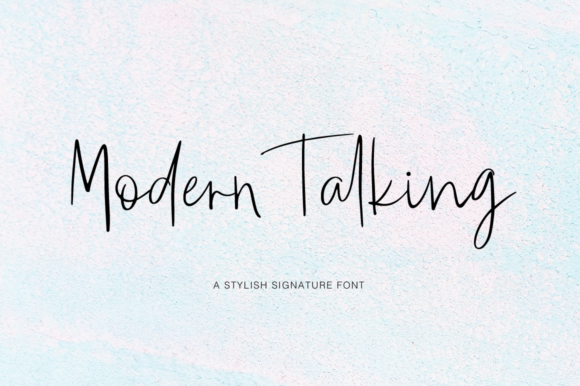 Modern Talking Font
