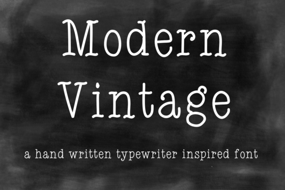 Modern Vintage Font