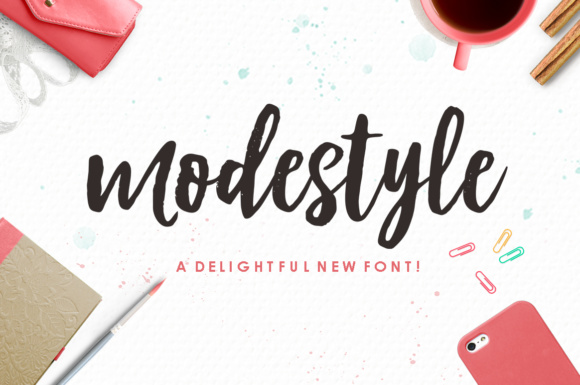 Modestyle Font Poster 1