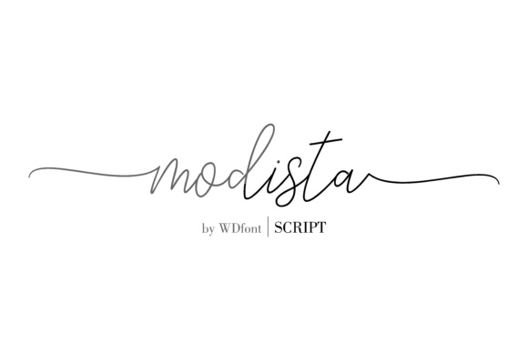 Modista Script Font