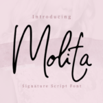 Molita Font Poster 1