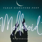 Mollaroid Font Poster 1