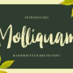 Molliquam Font Poster 1