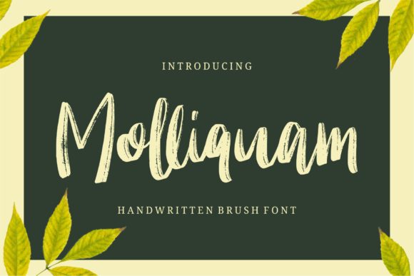 Molliquam Font Poster 1