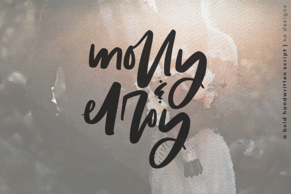 Molly & Elroy Font Molly & Elroy Font Poster 1