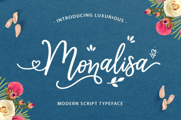 Monalisa Font Poster 1