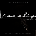 Monalisa Script Font Poster 1