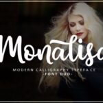 Monalisa Script Font Poster 1