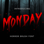 Monday Font Poster 1