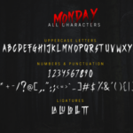 Monday Font Poster 5