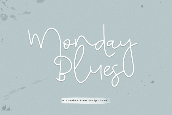Monday Blues Font Poster 1