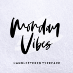 Monday Vibes Font Poster 1