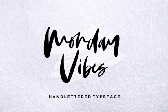 Monday Vibes Font Poster 1