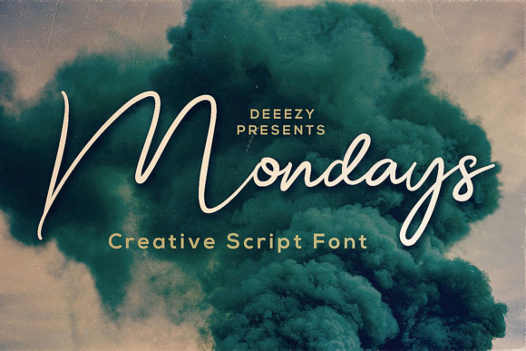 Mondays Script Font