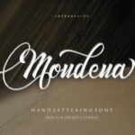 Mondena Font Poster 1