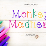 Monkey Madness Font Poster 1