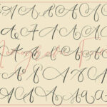 Monogram a | Monofont Caps a Font Poster 4
