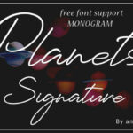 Monogram B | Monofont Caps B Font Poster 6