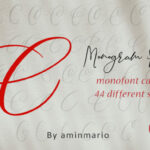 Monogram C | Monofont Caps C Font Poster 1