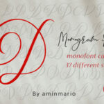 Monogram D | Monofont Caps D Font Poster 1