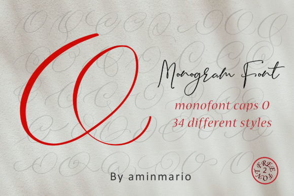 Monogram O | Monofont Caps O Font