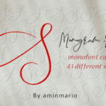 Monogram S | Monofont Caps S Font Poster 1