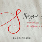 Monogram S | Monofont Caps S Font Poster 5