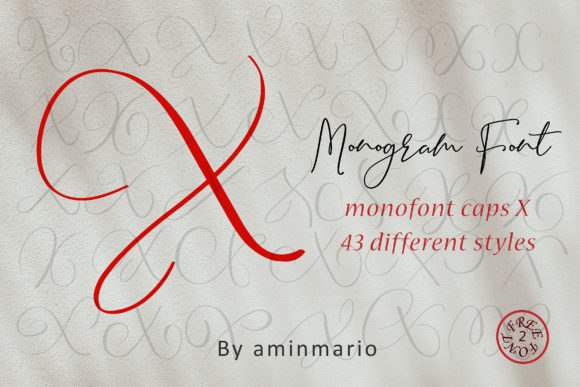 Monogram X | Monofont Caps X Font